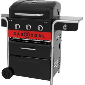 CHAR-BROIL Barbecue a gas  2 COAL 3 bruciatori con fornello laterale extra