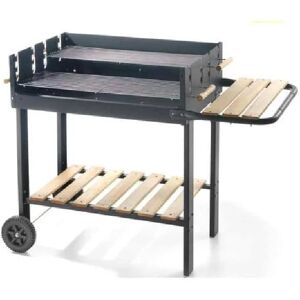 Ompagrill 73500 Barbecue a Carbonella Carbone BBQ da Giardino Esterno in Acciaio 70x22.5 cm - 73500 - 70-47 Eco