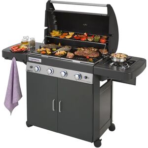 Campingaz Barbecue a gas '4 series ls plus dark dg' kw 12,8 + kw 2,3