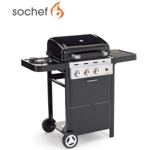 Barbecue A Gas Sochef Piu’ Gusto Cottura Australiano Cod. G21306 Con Due Bruciatori