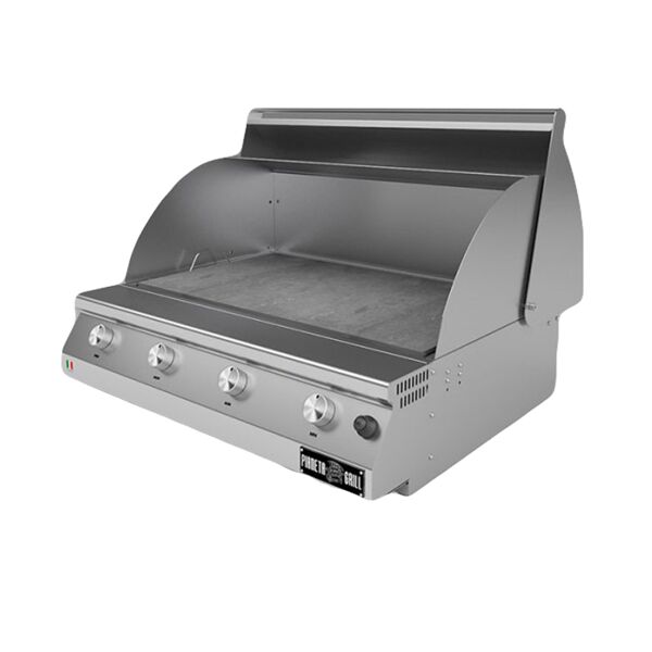 pianeta grill barbecue a gas fry top 750 stone 4 bruciatori pietra ollare