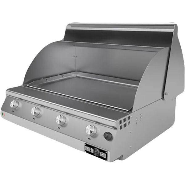 pianeta grill barbecue a gas fry top 750 teppan 4 bruciatori con piastra teppanyaki