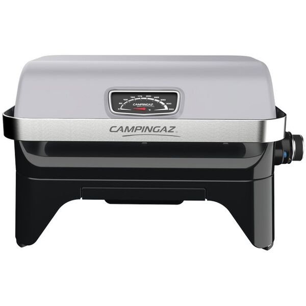 campingaz 2000036953 barbecue a gas da giardino bbq da esterno con 1 fornello e coperchio potenza 2400 watt colore grigio - 2000036953 attitude 2go