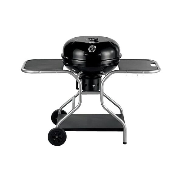 el gaucho globocomfort10 barbecue a carbonella carbone bbq da giardino esterno in acciaio Ø 54 cm con coperchio termostato - globocomfort10