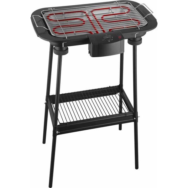 master eb02s barbecue elettrico da giardino da tavolo bbq da esterno potenza 2000 watt con termostato - eb02s