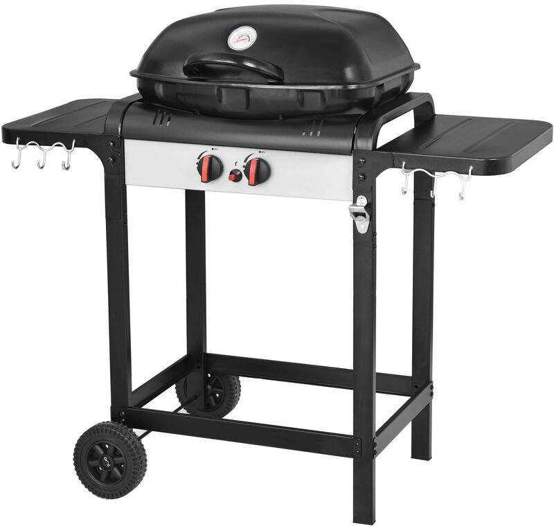 TADDEI Barbecue A Gas Gpl 2 Fuochi Elite Nero - Taddei