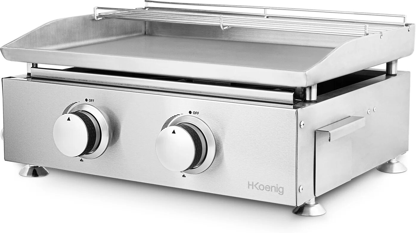 Ⓜ️🔵🔵🔵👌 H.Koenig PLX920 - Piastra a gas ALTISSIMA QUALITÀ, acciaio INOX, piastra pes