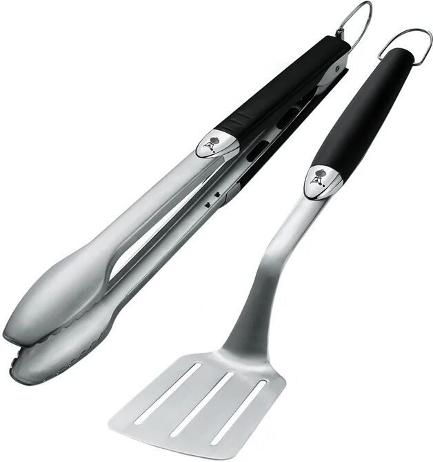 Weber Kit utensili in inox con manico in plastica