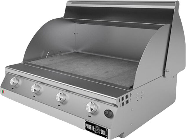 Pianeta Grill Barbecue a gas Fry Top 750 Stone 4 bruciatori pietra ollare