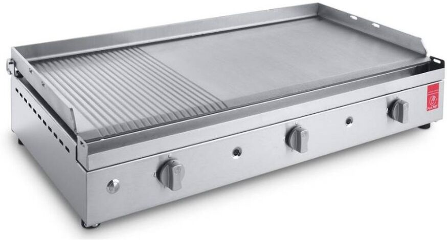 PLANET Plancha Chef 80.Lr Piastra Inox Liscia/rigata 0201139