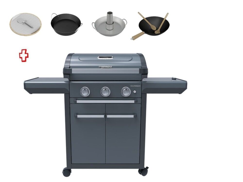 Campingaz Barbecue A Gas 3 Series Premium S 2000037280 + Culinary Modular
