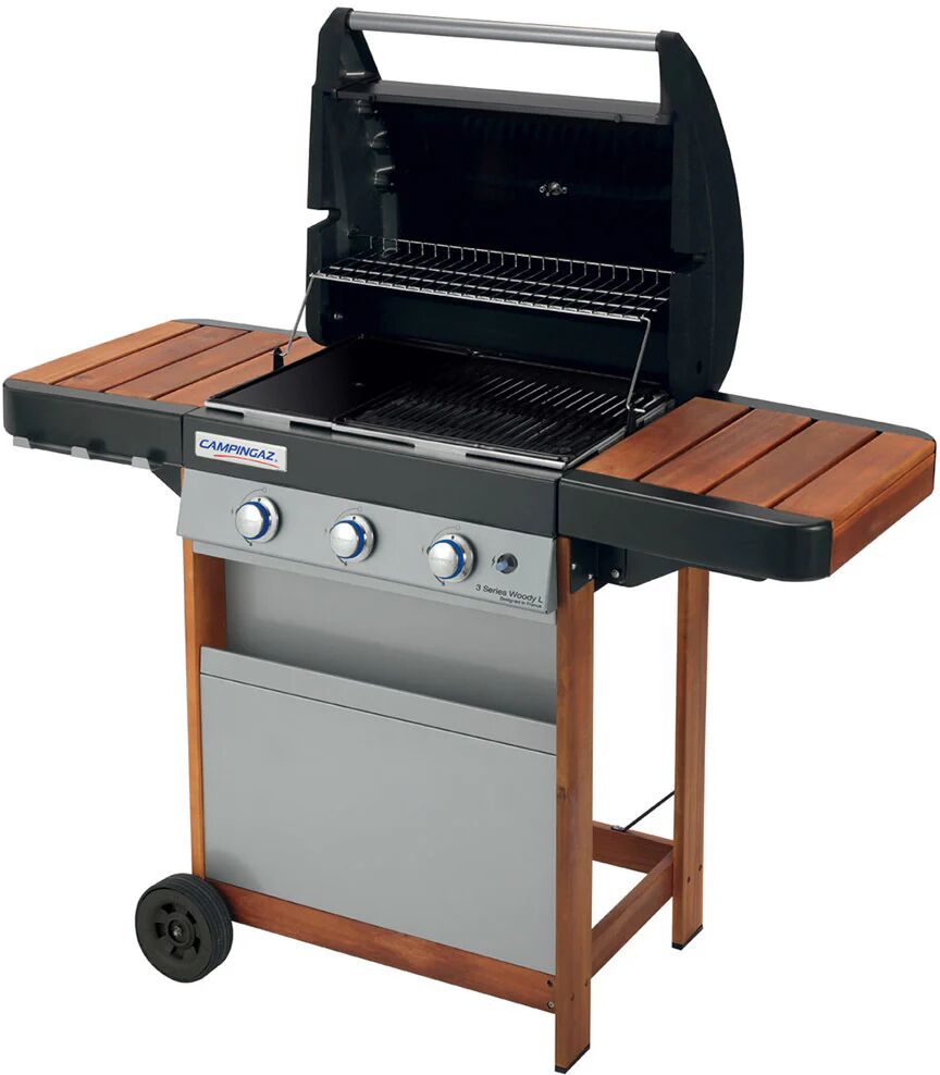 Campingaz 3 Series RBS 3 Series Woody L Barbecue Zona cottura Gas Nero, Grigio 9600 W