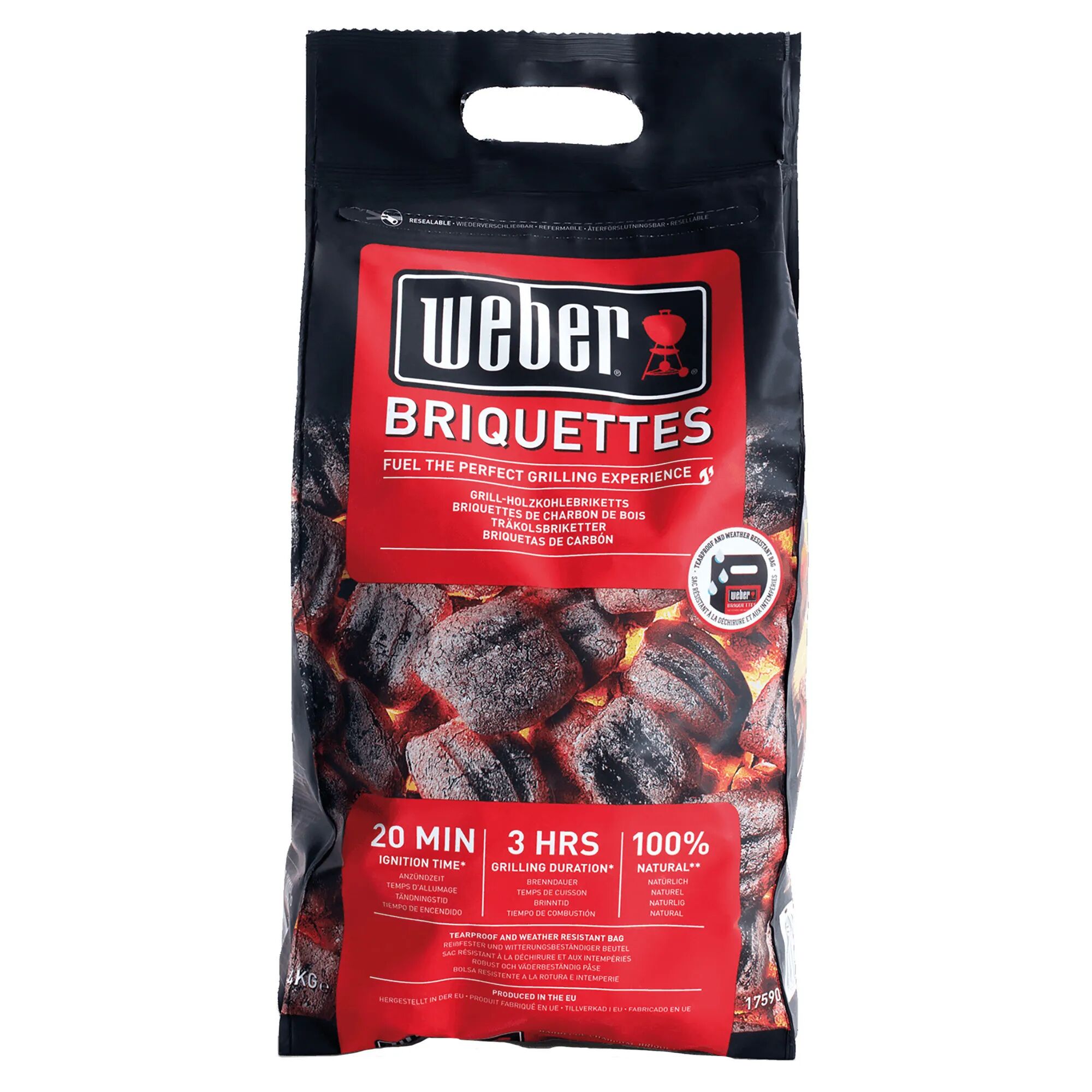 BRICCHETTI DI CARBONELLA WEBER 4 kg