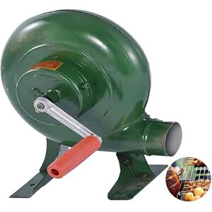 WYRMB Hand Crank Blacksmith Forge BBQ Blower Iron Gear Popcorn Fan Handmatige ventilator, Hand BBQ Blower Vlamopwekker met handslinger ook, Metalen ventilatorblad, voor kamperen/wandelen/buitenactiviteite