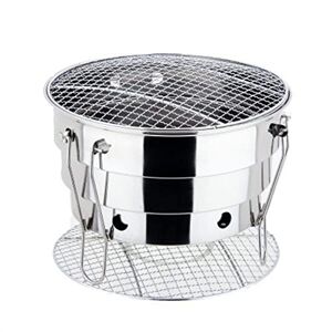 PenKee Grills Outdoor Stainless Steel Folding Barbecue Oven Carbon Grill Mini Portable Picnic BBQ Grill Roast Meat