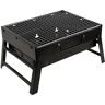 asdchZen Barbecuespiesen Opvouwbare Barbecue Draagbare Compacte Houtskoolbarbecue Barbecue Grill Bar Roken Buiten Kamperen