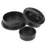 Navaris hamburgerpers 2-in-1 kit om zelf hamburgers te maken Burger press voor BBQ Hamburger maker