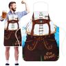 Maseaxi Oktoberfest schort   Bierfestival schort voor Oktoberfest Party   Zachte Oktoberfest-feestdecoraties om te grillen