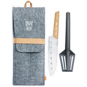 Øyo Duo Bbq Set Beige/Black OneSize, Beige/Black