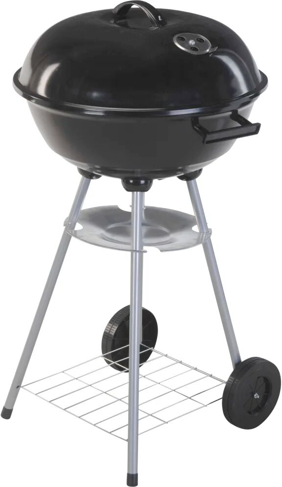 ProGarden Kullgrill med hjul 46 cm svart