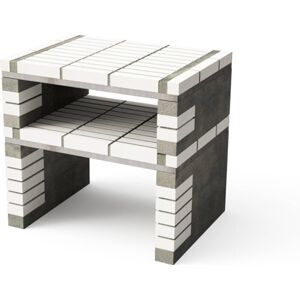 Movelar Modulo para barbecue California Plus XL Branco e Cinzento