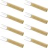 S/marca Corn Skewers Set Of 8 Corn Fork With 3 Prongs Stainless Steel Fruit Forks For Home Kitchen Barbecue Accessory