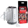 Weber Kit Acendimento Rapid Fire (2KG Briquetes+ 3 Acendalhas)