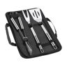 S/marca 3 Piece Bbq Tools Bbq Accessories Grill Kit Bbq Utensils Bbq Tools Meat Fork Set Bbq Tongs Bbq Spatula