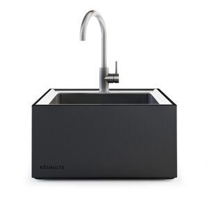 Röshults - Module Sink X Antracite, Stainless Steel - Utekök