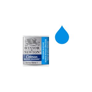 Winsor & Newton Cotman Akvarellfärg 139 Cerulean Blue Hue (halvkopp)