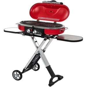 Modern Outdoor Living (Red) Gas BBQ Portable Folding 2 Burners Ideal Camping