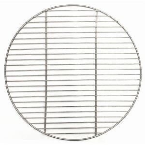 Pulaif Grilling Basket, Grill Basket， 304 Stainless Steel round BBQ Grill Mesh Home Roast Nets Bacon Grill Tool Iron Nets barbecue accessories BBQ Mat Grid (Color : 48cm Diameter) ( Color : 41cm Diameter )