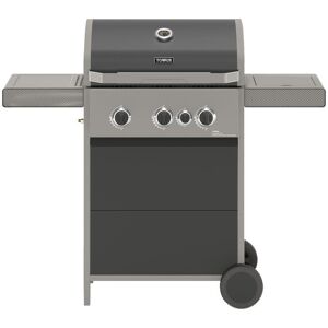 TOWER Stealth 3000 T978501 Portable 3 Burner Grill Gas BBQ - Black