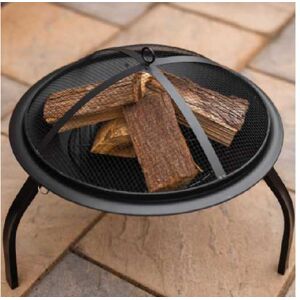 SHS Trading Ltd Round Fire Bowl Pit Bbq Wood Burner   Wowcher