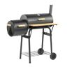 KCT Outdoor Multifunction BBQ Smoker in Black