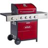 Outback Meteor Red 4 Burner Gas BBQ