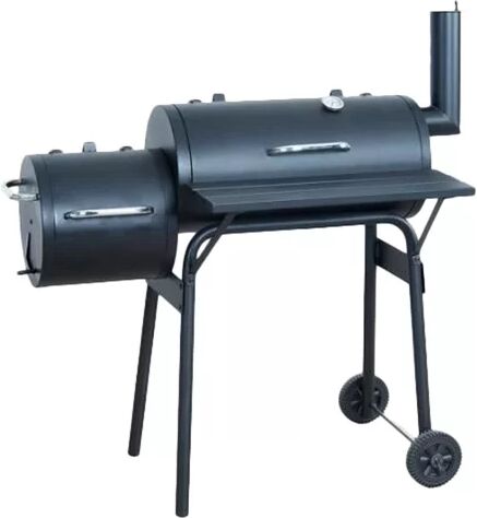 Symple Stuff Tennessee Offset Charcoal Smoker Symple Stuff  - Size: 82 cm H x 128 cm W