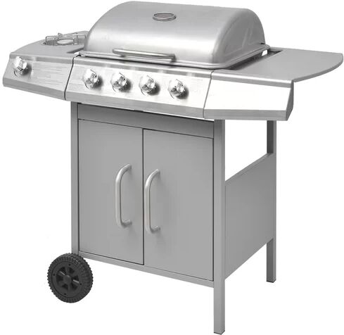 Symple Stuff 48.5cm Croy 4-Burner Liquid Propane Barbecue Grill Symple Stuff Finish: Silver Rectangle 240 x 340cm