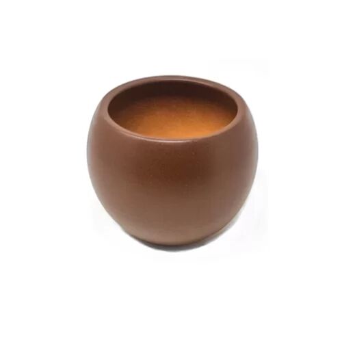 Latitude Run Elraine Ceramic Plant Pot Latitude Run Colour: Brown, Size: 25cm H x 30cm W x 30cm D  - Size: 90cm H X 45cm W X 40cm D