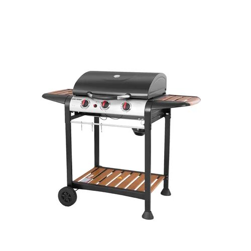 George Foreman 59.5cm 3-Burner Liquid Propane Gas Barbecue George Foreman  - Size: 6cm H X 6cm W X 29cm D