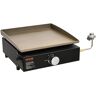 VEVOR Commercial Griddle, 16.9" Heavy Duty Manual Flat Top Griddle, Countertop Gas Grill with Non-Stick Cooking Plate, Steel LPG Gas Griddle, 1-Burner Restaurant Portable Grill -  13,000 BTU