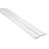HEXIM Vlakprofiel polystyreenlijst wandlijst decor stuck      9x58mm   M-09 20 Meter / 10 Strips wit