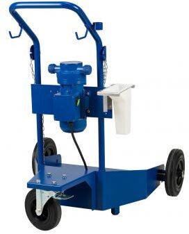 Pressol AdBlue-Trolley-200 l-35 l/min, Automatikzapfventil mit Drehgelenk, Polypropylen, digitaler Einbauzähler, 230 V-50 Hz 25 335 770