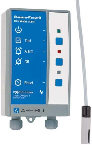 Afriso Oel-Wasserwarngerät 44510 mit Sonde, 3,2 m, AC 100-230 V