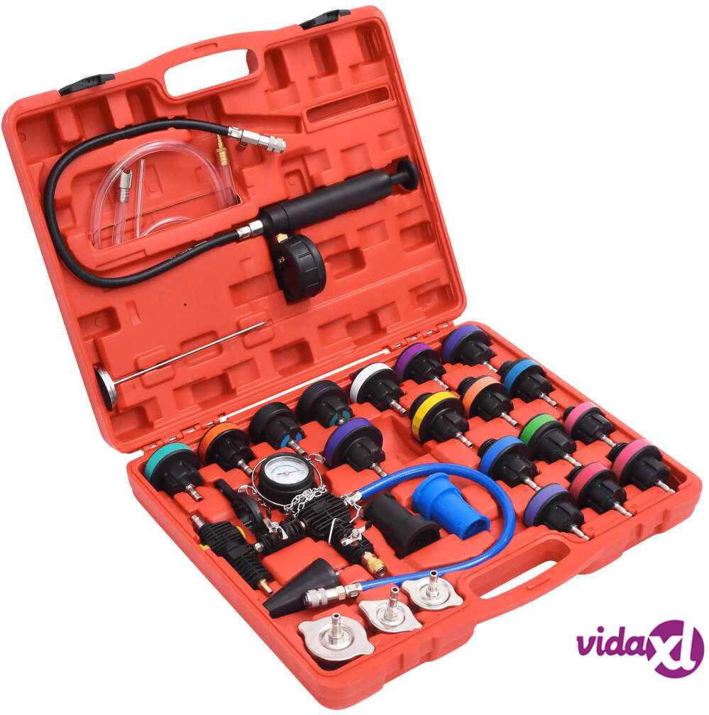 vidaXL 28 Piece Radiator Pressure Tester Kit"