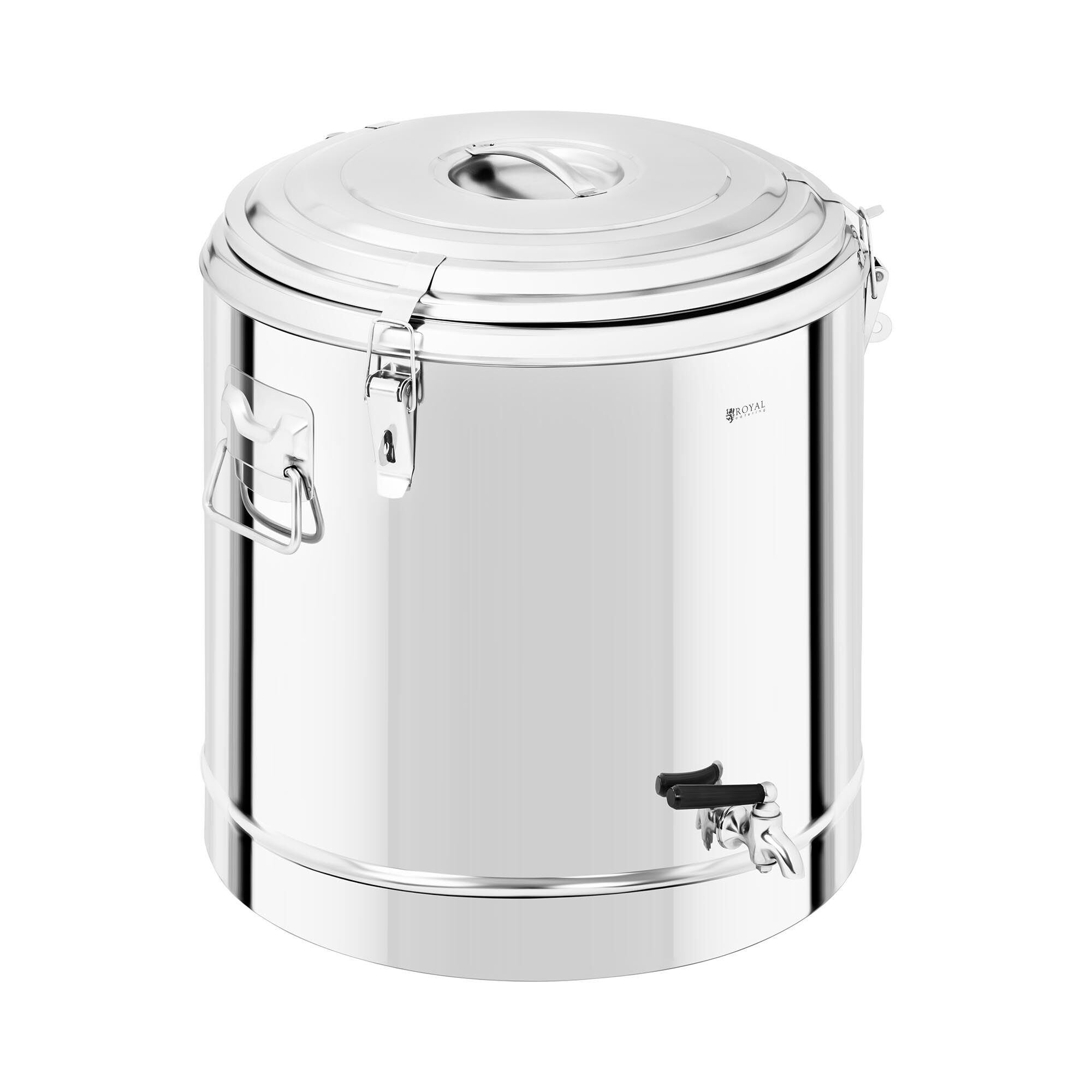 Royal Catering Conteneur isotherme - 50 L - avec robinet de vidange RCTP-50ET