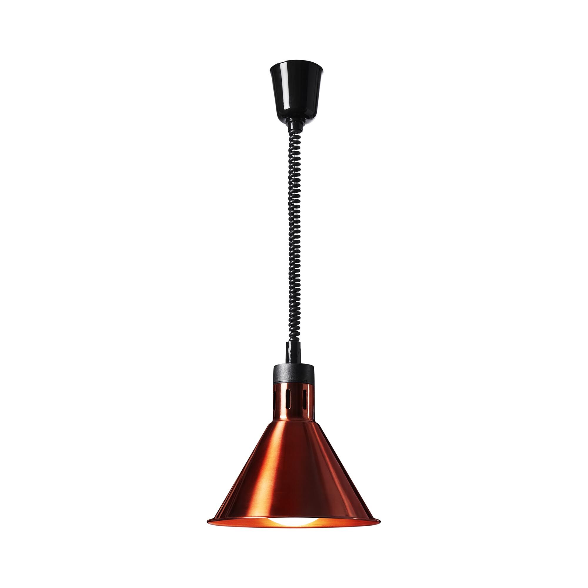 Royal Catering Lampe chauffante - Cuivre - 27.0000 x 27.0000 x 31.0000 cm - Royal Catering - Acier RC-SHSFL11