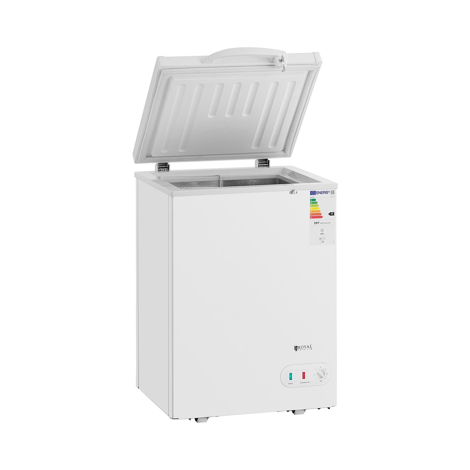 Royal Catering Congélateur coffre - 97 l - Royal Catering - 63 W RCFZ-105