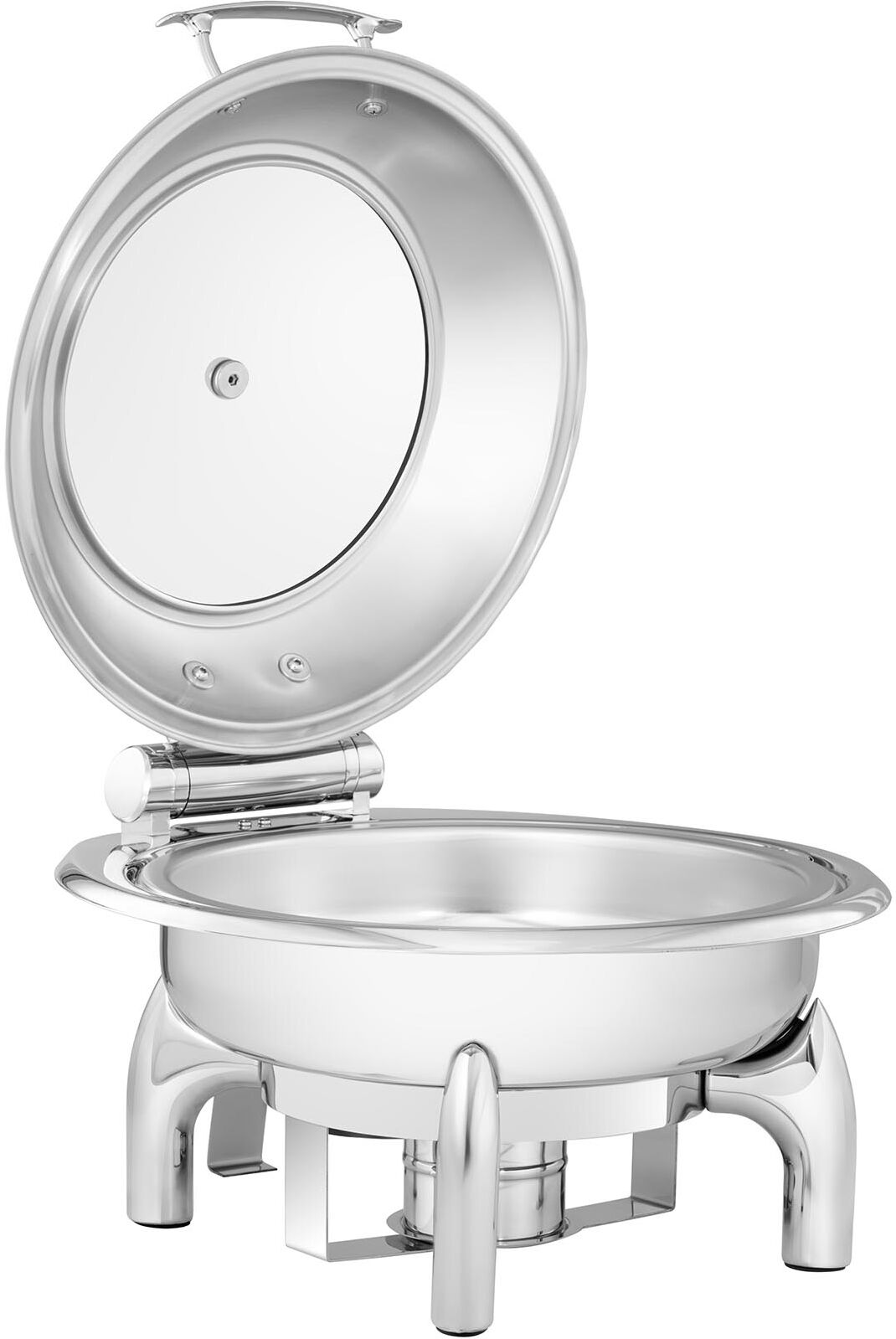 Royal Catering Chafing dish rond avec hublot - Royal Catering - 5,5 l - 1 bruleur RCCD-RT9_6L