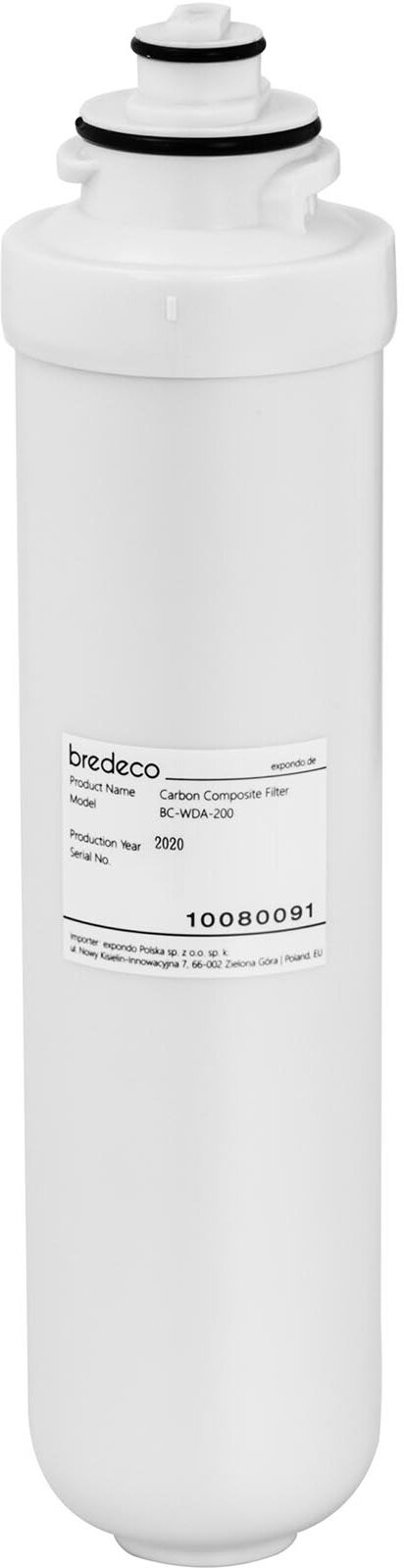 bredeco Filtre à charbon actif - Filtration en 2 étapes - 1 µm/5 µm BC-WDA-200